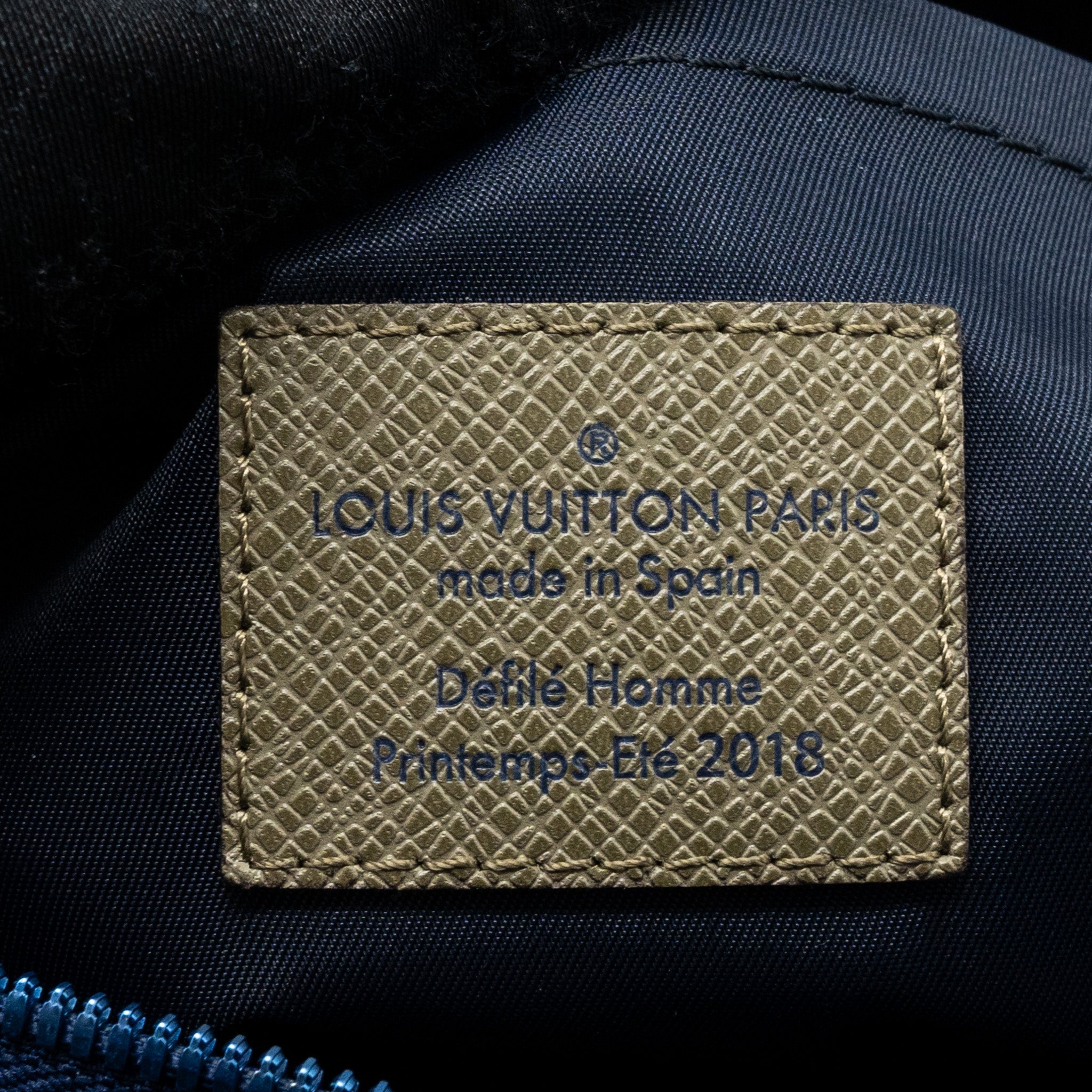 MESSENGER BAG MONOGRAM CANVAS PACIFIC BLUE/ MULTICOLOUR HARDWARE