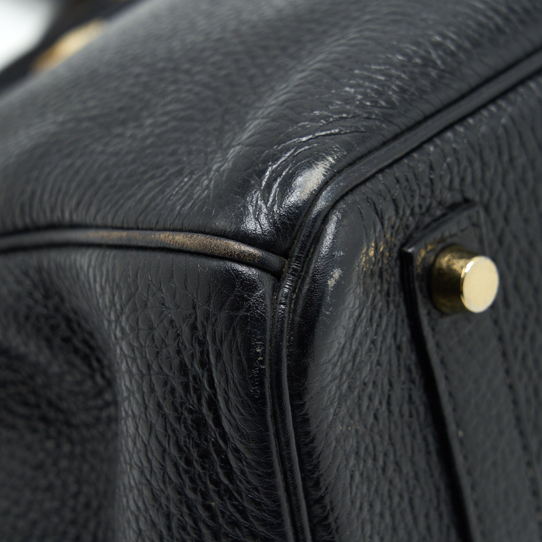 HERMES BIRKIN 35 CLEMENCE BLACK GHW