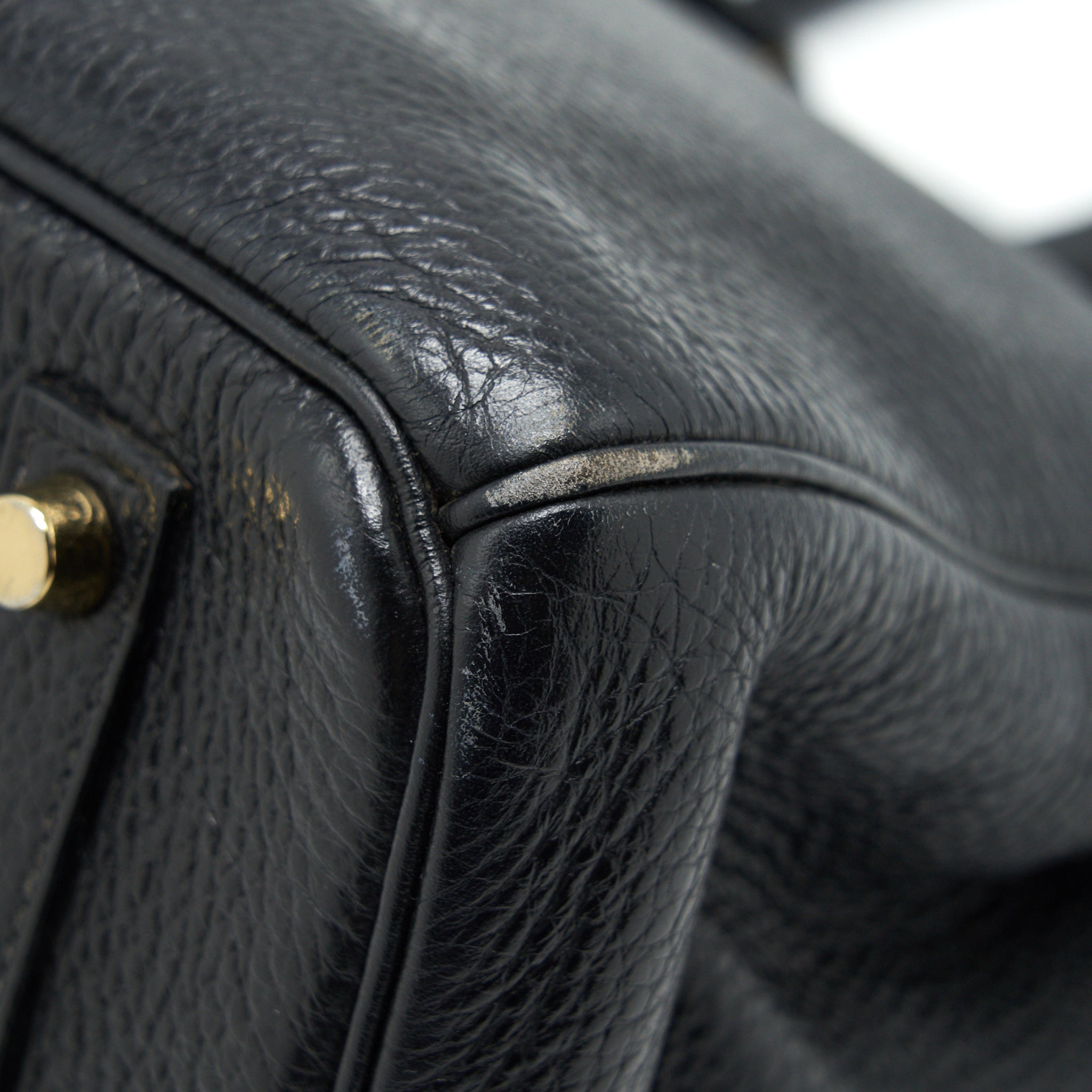 HERMES BIRKIN 35 CLEMENCE BLACK GHW