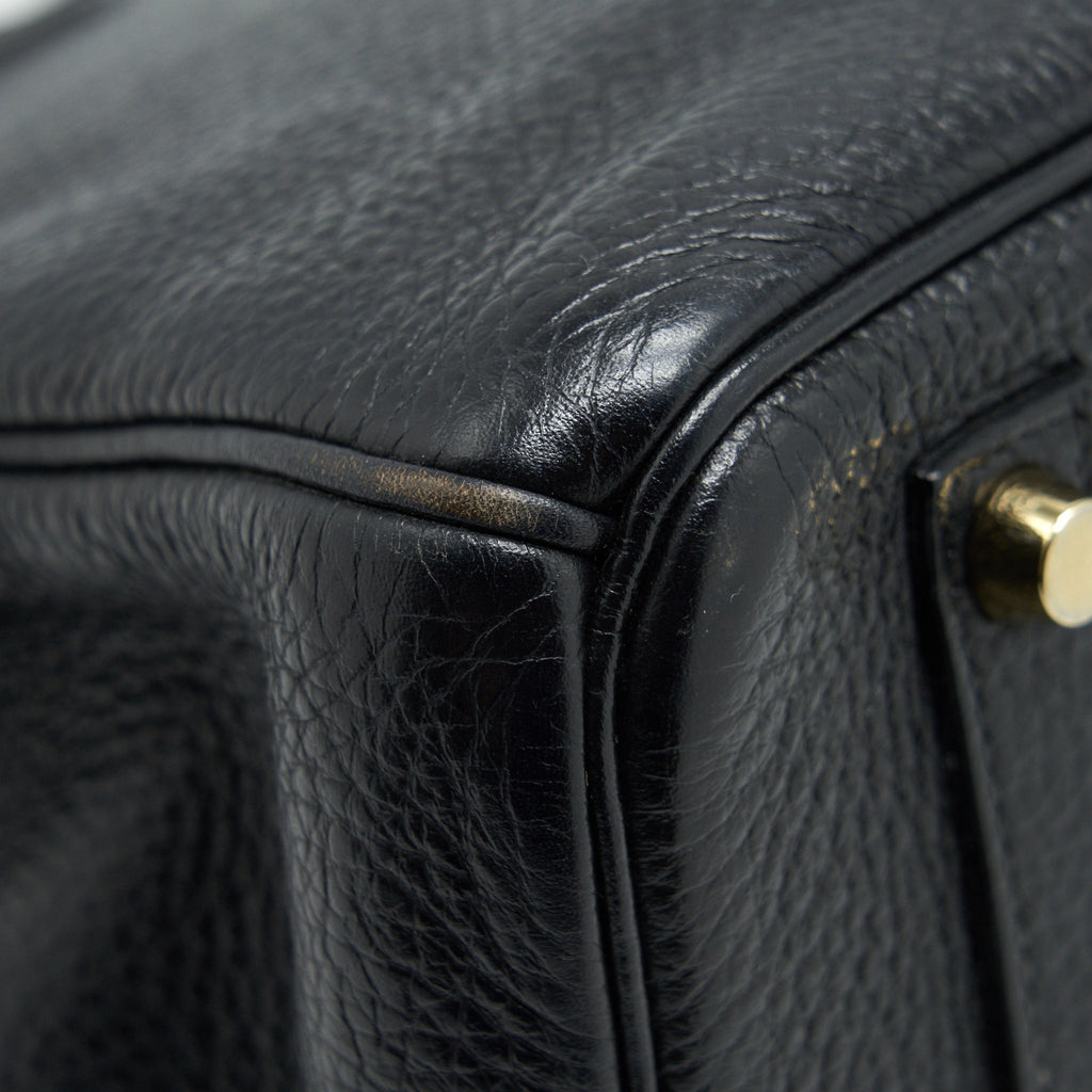 HERMES BIRKIN 35 CLEMENCE BLACK GHW