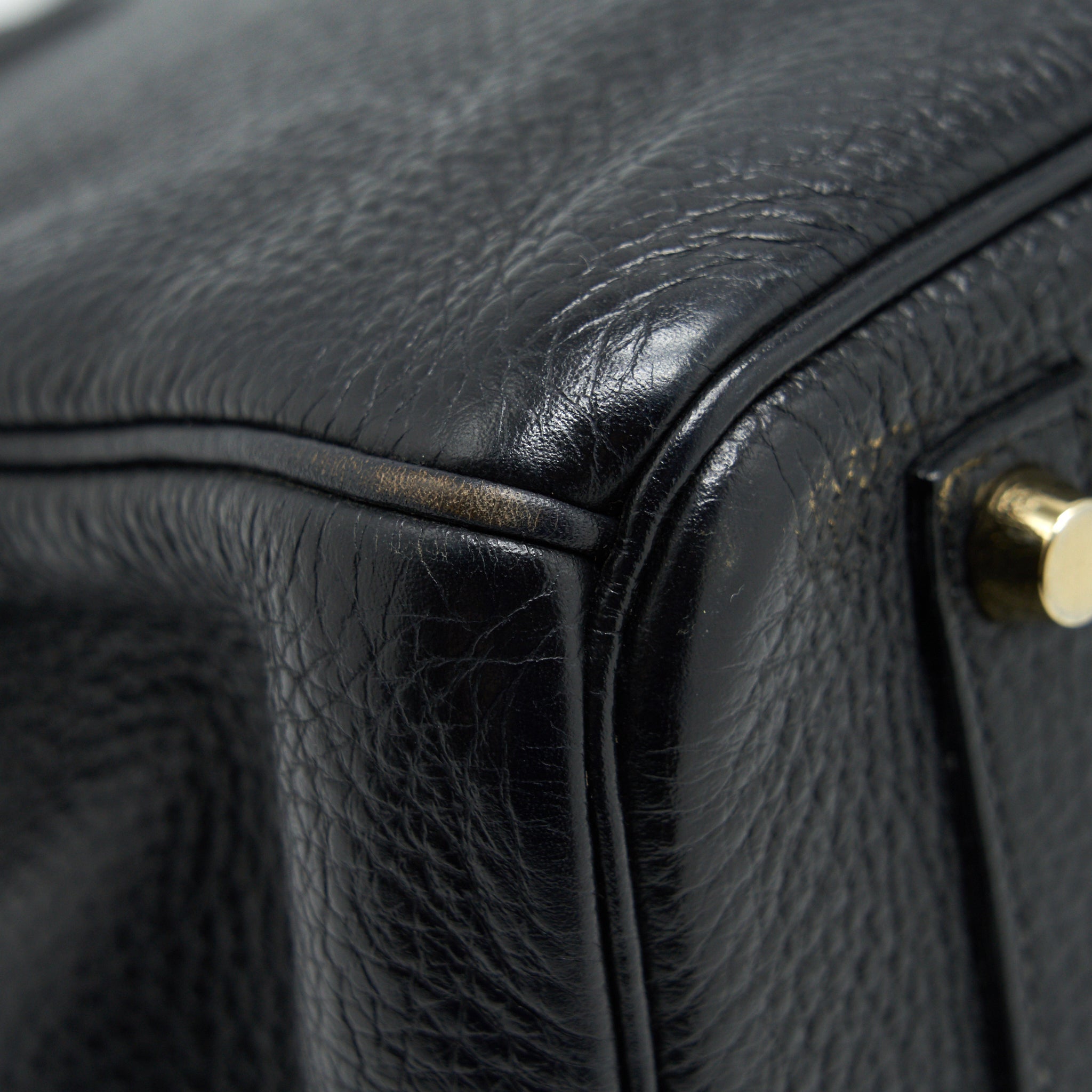 HERMES BIRKIN 35 CLEMENCE BLACK GHW