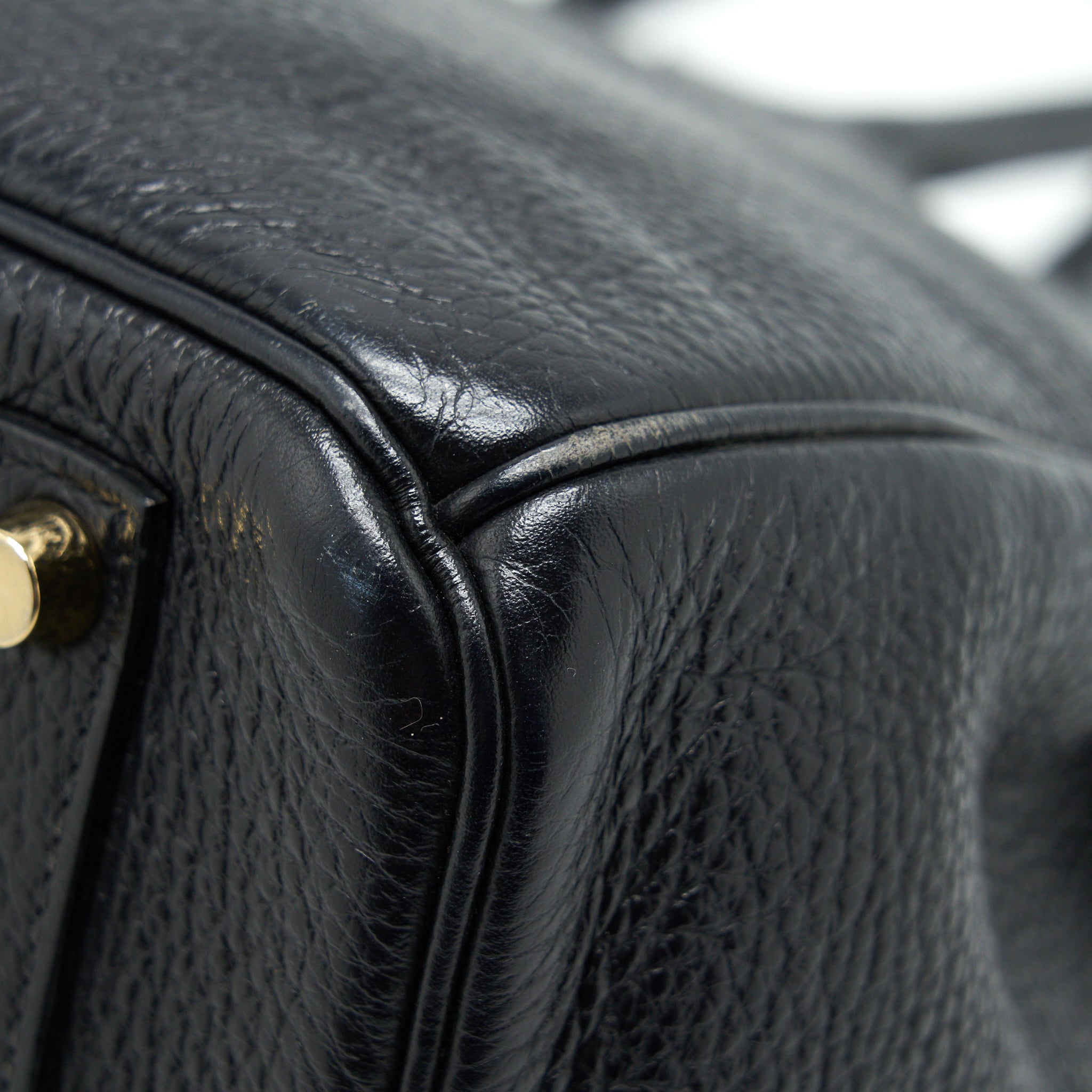 HERMES BIRKIN 35 CLEMENCE BLACK GHW