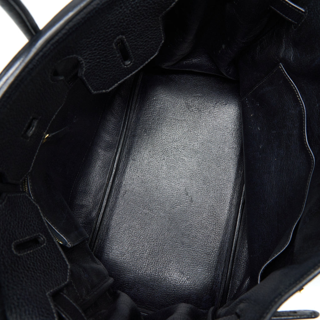 HERMES BIRKIN 35 CLEMENCE BLACK GHW