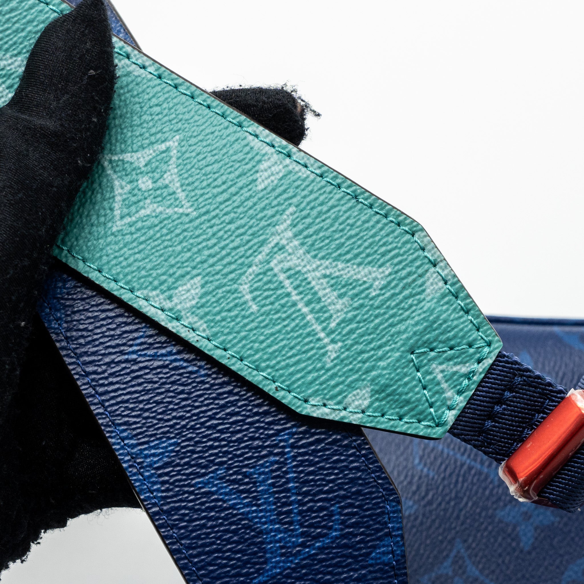 MESSENGER BAG MONOGRAM CANVAS PACIFIC BLUE/ MULTICOLOUR HARDWARE