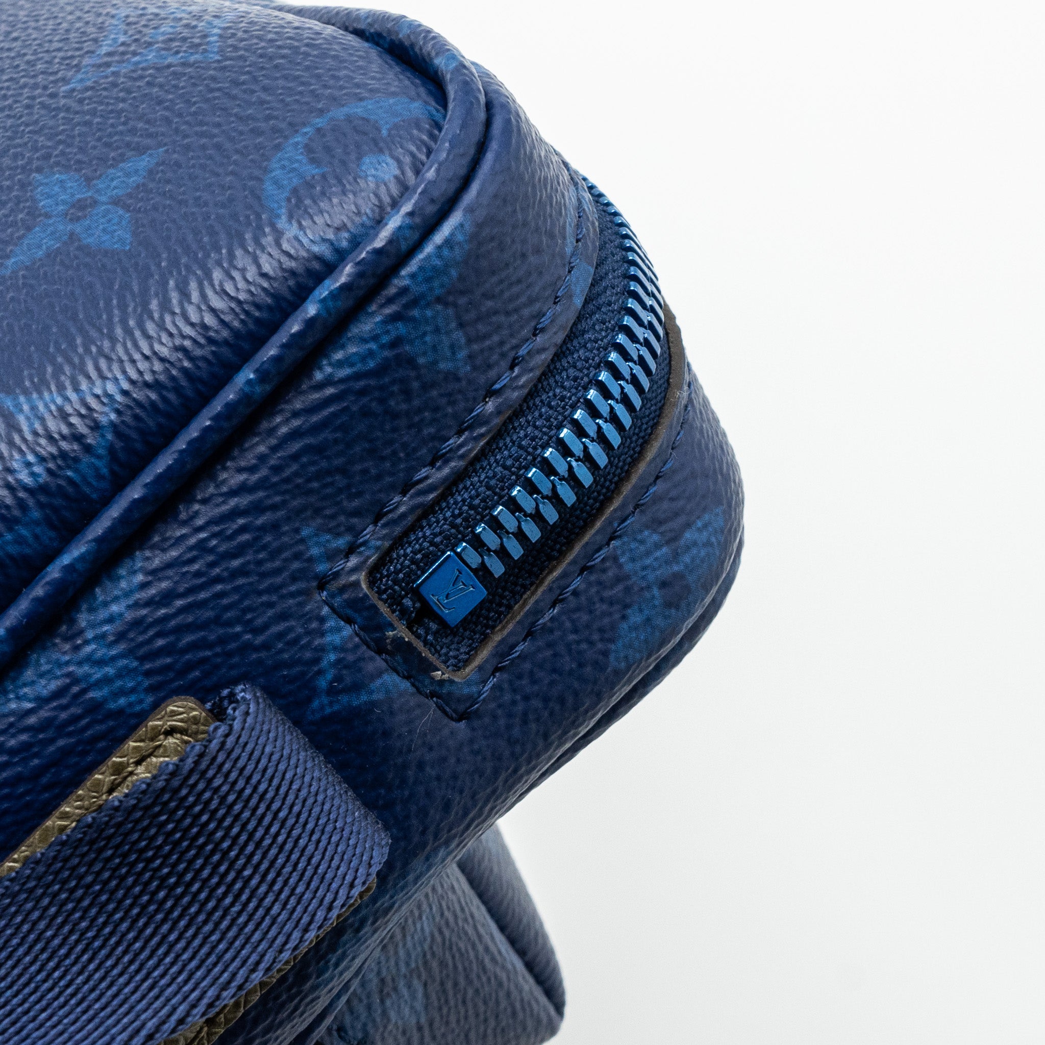 MESSENGER BAG MONOGRAM CANVAS PACIFIC BLUE/ MULTICOLOUR HARDWARE