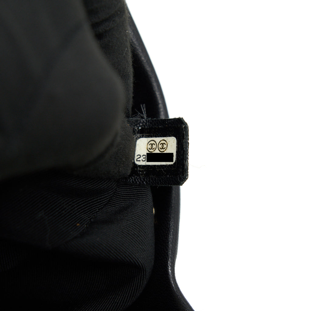 QUILTED LAMBSKIN URBAN SPIRIT BACKPACK BLACK GHW