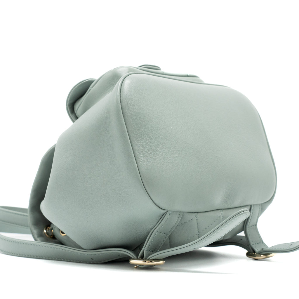 23C MINI DUMA BACKPACK CALFSKIN LIGHT GREY LGHW (MICROCHIP)