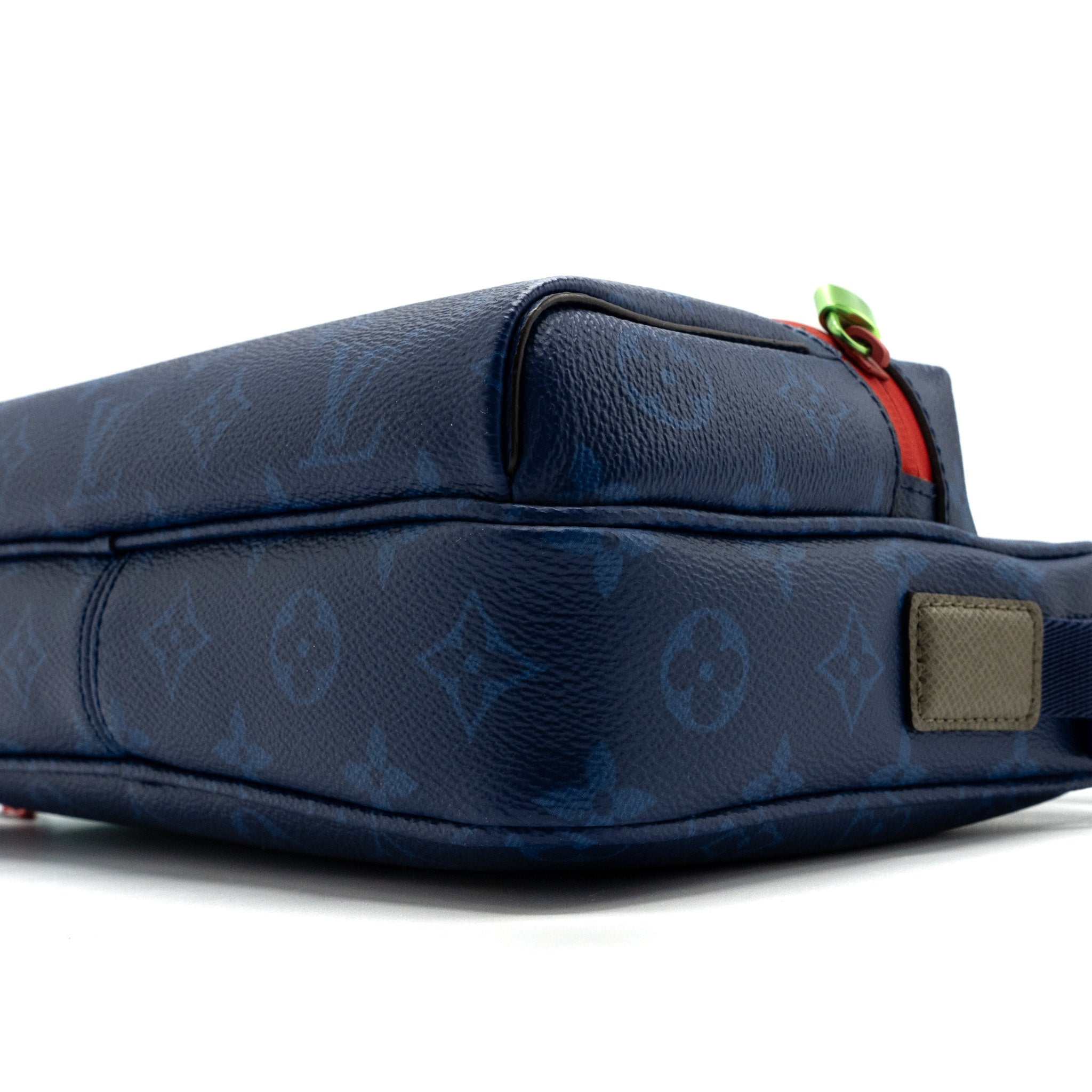MESSENGER BAG MONOGRAM CANVAS PACIFIC BLUE/ MULTICOLOUR HARDWARE
