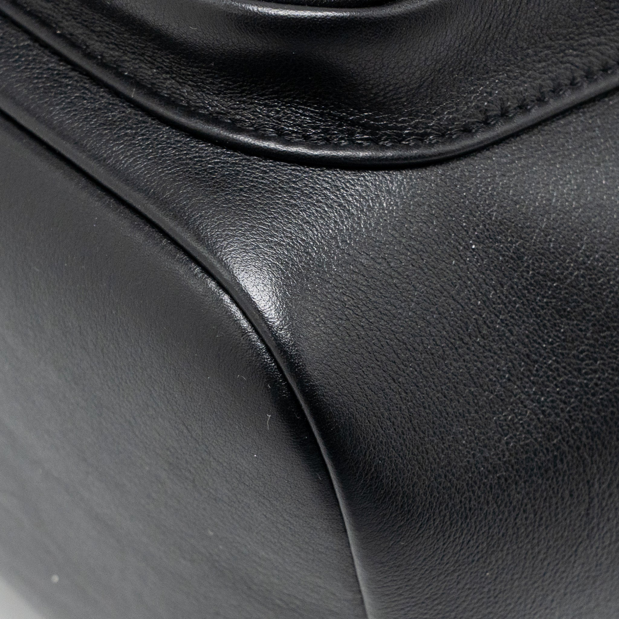 LARGE DUMA BACKPACK CALFSKIN BLACK LGHW (MICROCHIP)