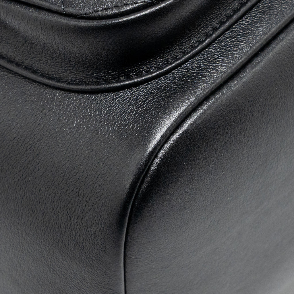 LARGE DUMA BACKPACK CALFSKIN BLACK LGHW (MICROCHIP)