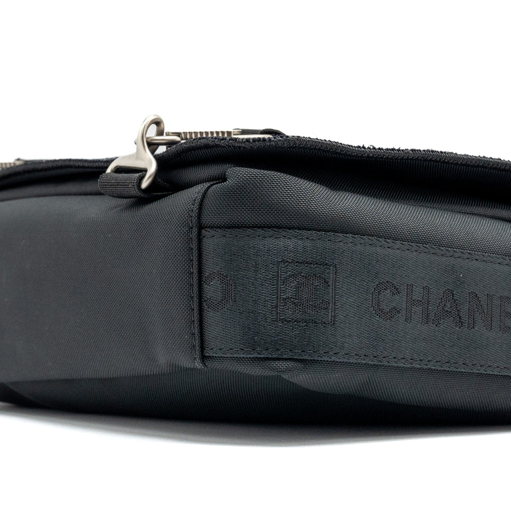 VINTAGE MESSENGER SHOULDER BAG FELT/CANVAS BLACK SHW