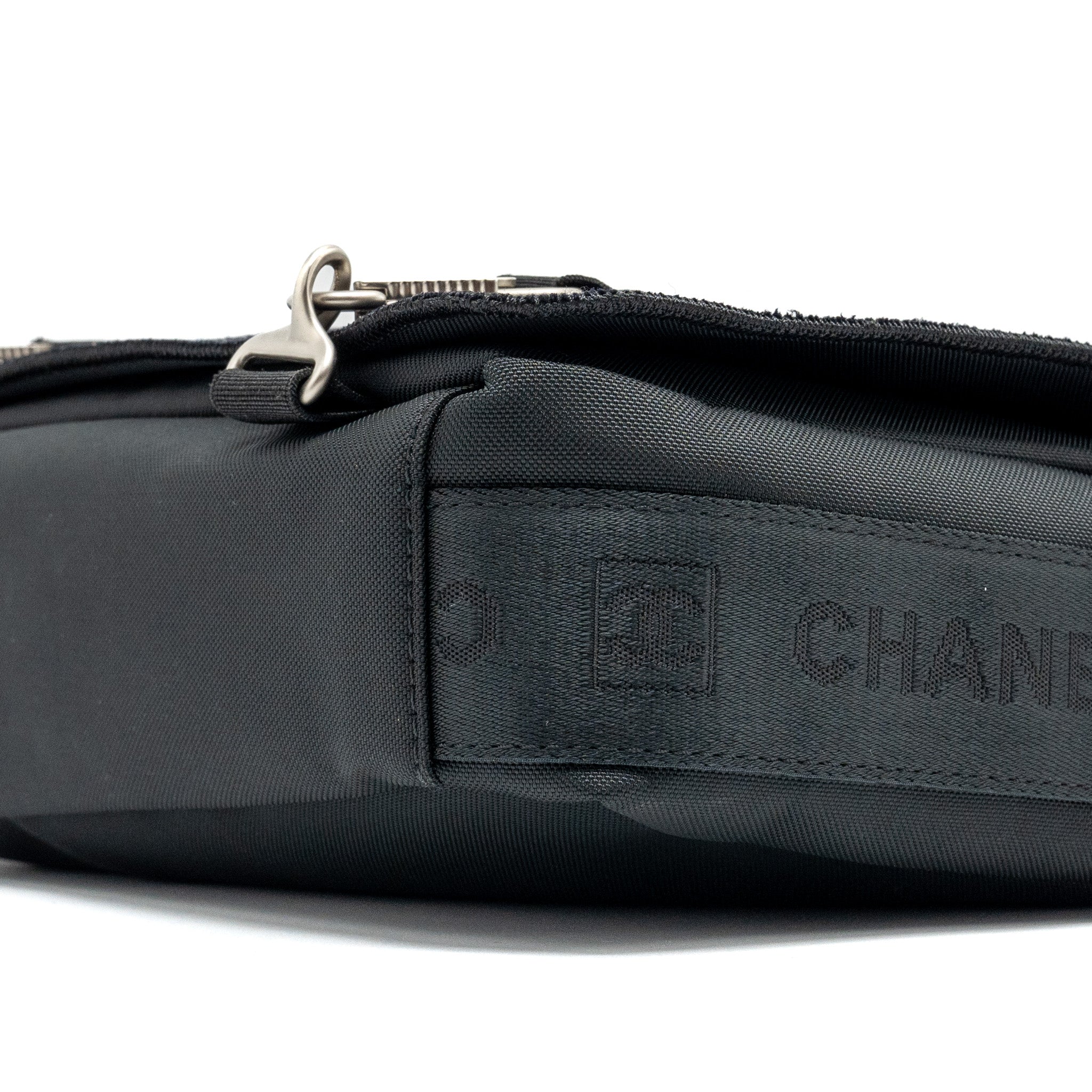 VINTAGE MESSENGER SHOULDER BAG FELT/CANVAS BLACK SHW