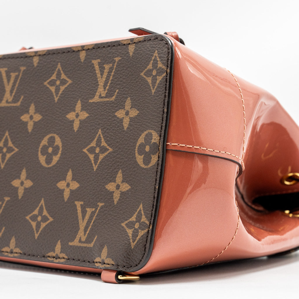 HOT SPRINGS BACKPACK PATENT / MONOGRAM CANVAS PINK GHW