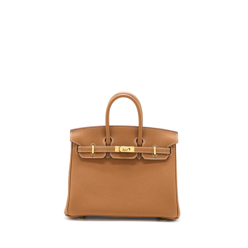 HERMES BIRKIN 25 TOGO 37 GOLD GHW