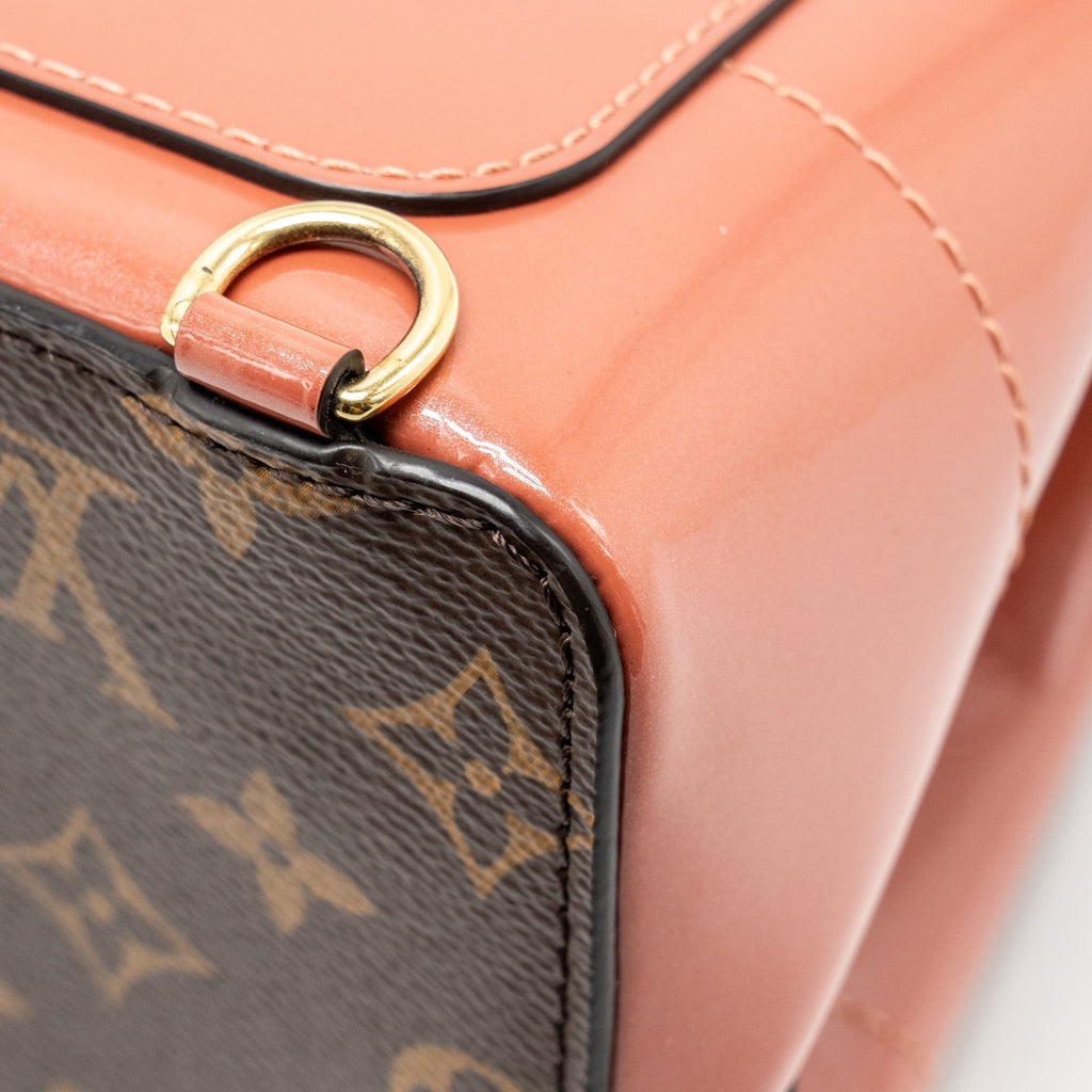 HOT SPRINGS BACKPACK PATENT / MONOGRAM CANVAS PINK GHW