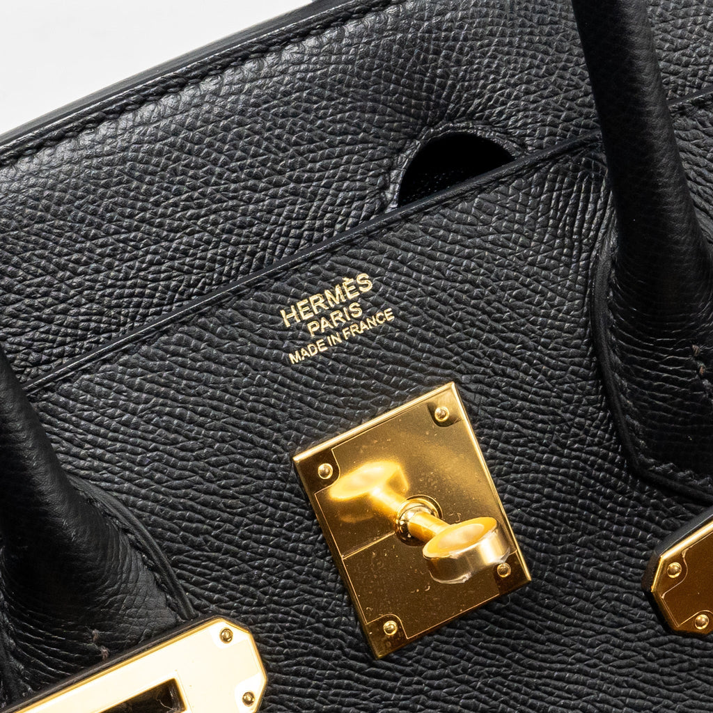HERMES BIRKIN 30 EPSOM BLACK GHW