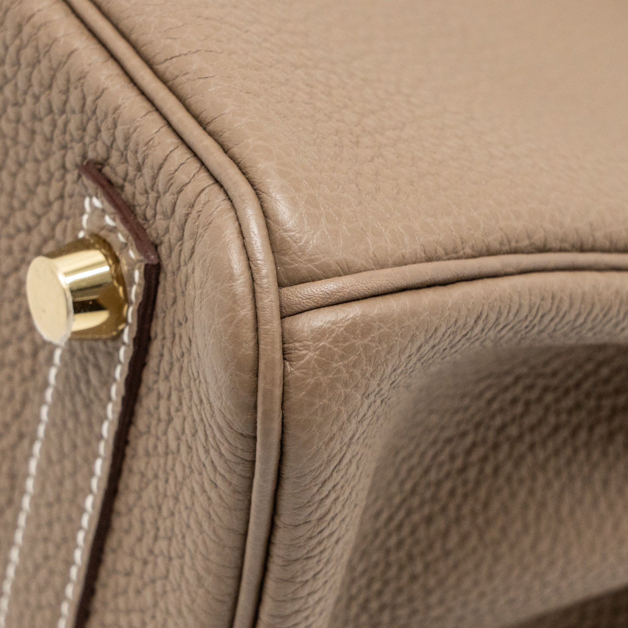 HERMES BIRKIN 25 TOGO ETOUPE GHW