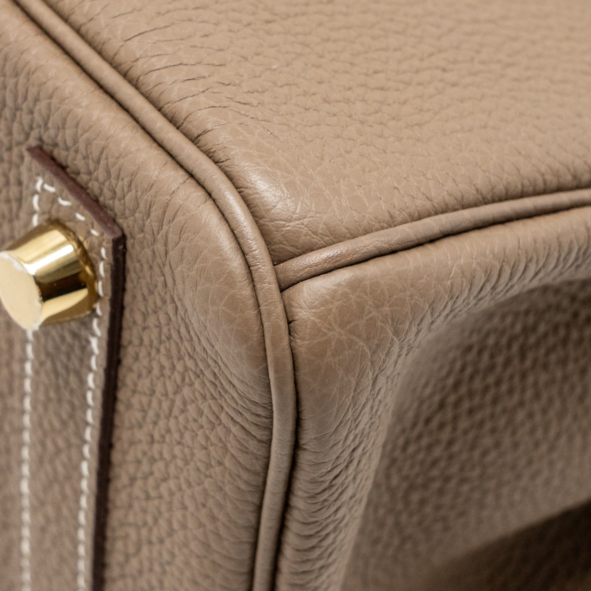 HERMES BIRKIN 25 TOGO ETOUPE GHW
