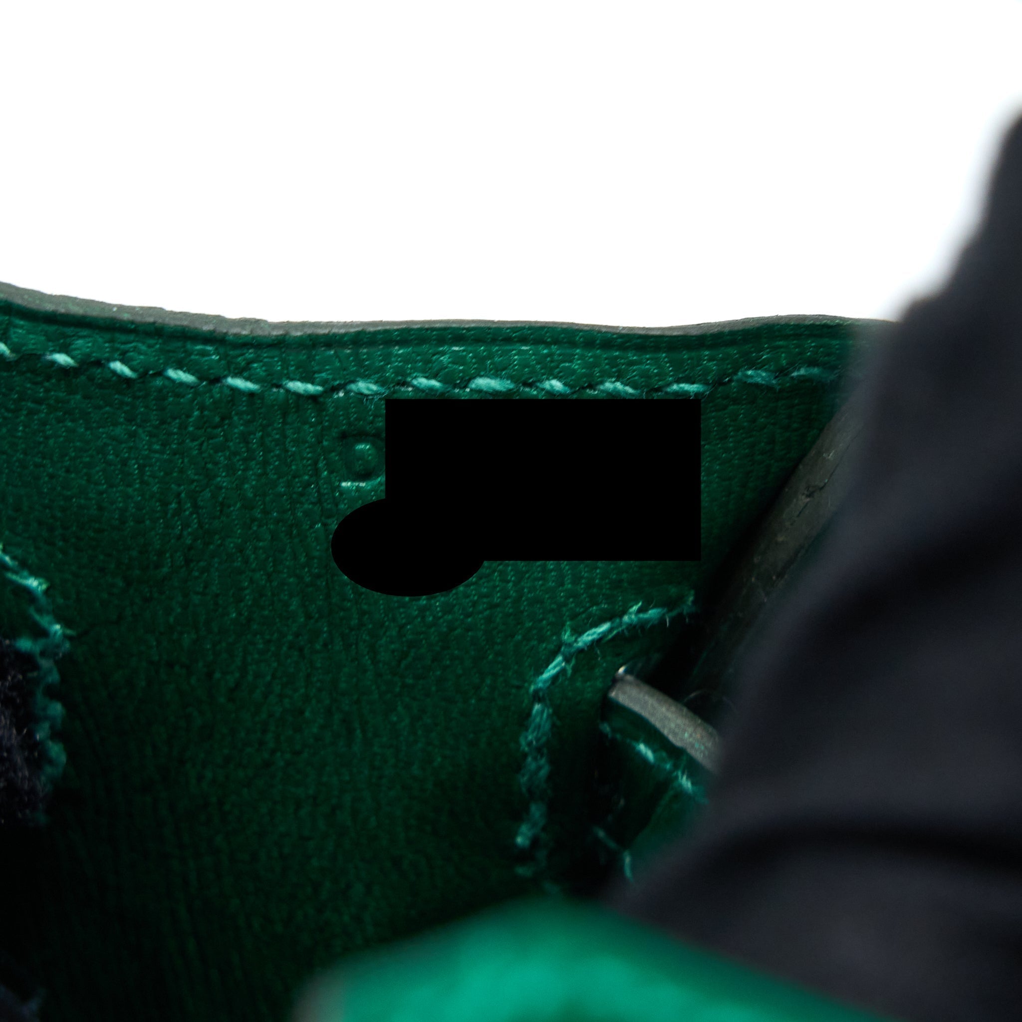 HERMES BIRKIN 25 SHINY CROCODILE 6Q VERT EMERAUDE GHW