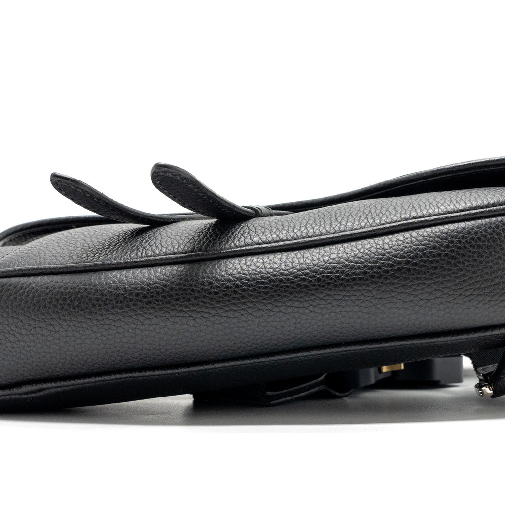 HOMME SADDLE BAG CALFSKIN BLACK SHW