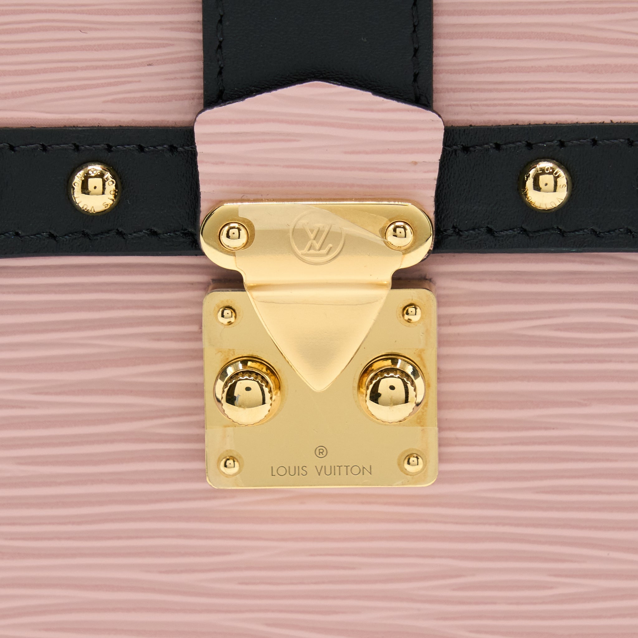 VERTICAL TRUNK POCHETTE EPI PINK GHW