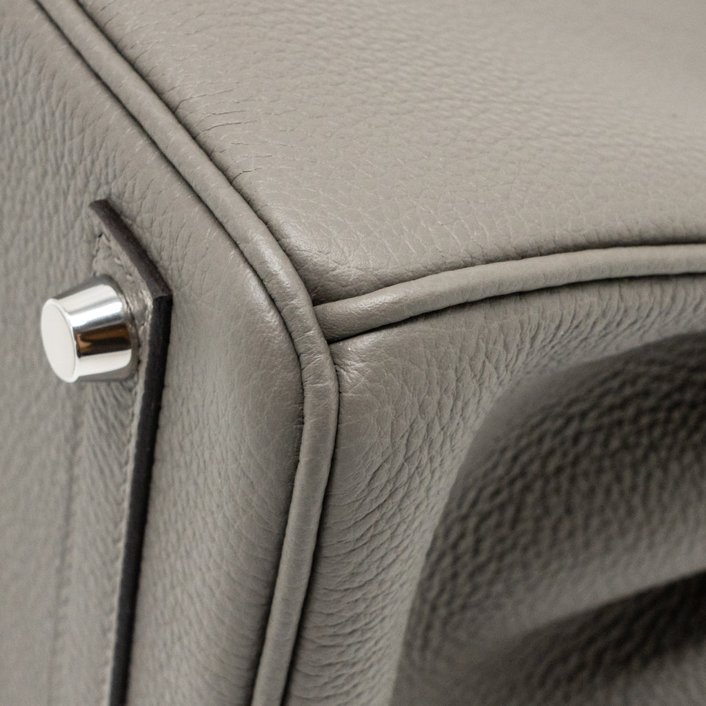HERMES BIRKIN 25 TOGO GRIS MEYER SHW