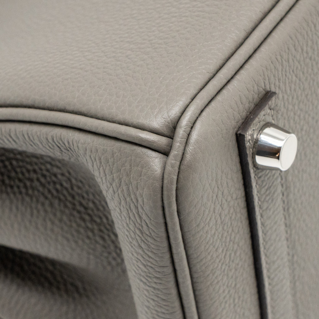 HERMES BIRKIN 25 TOGO GRIS MEYER SHW
