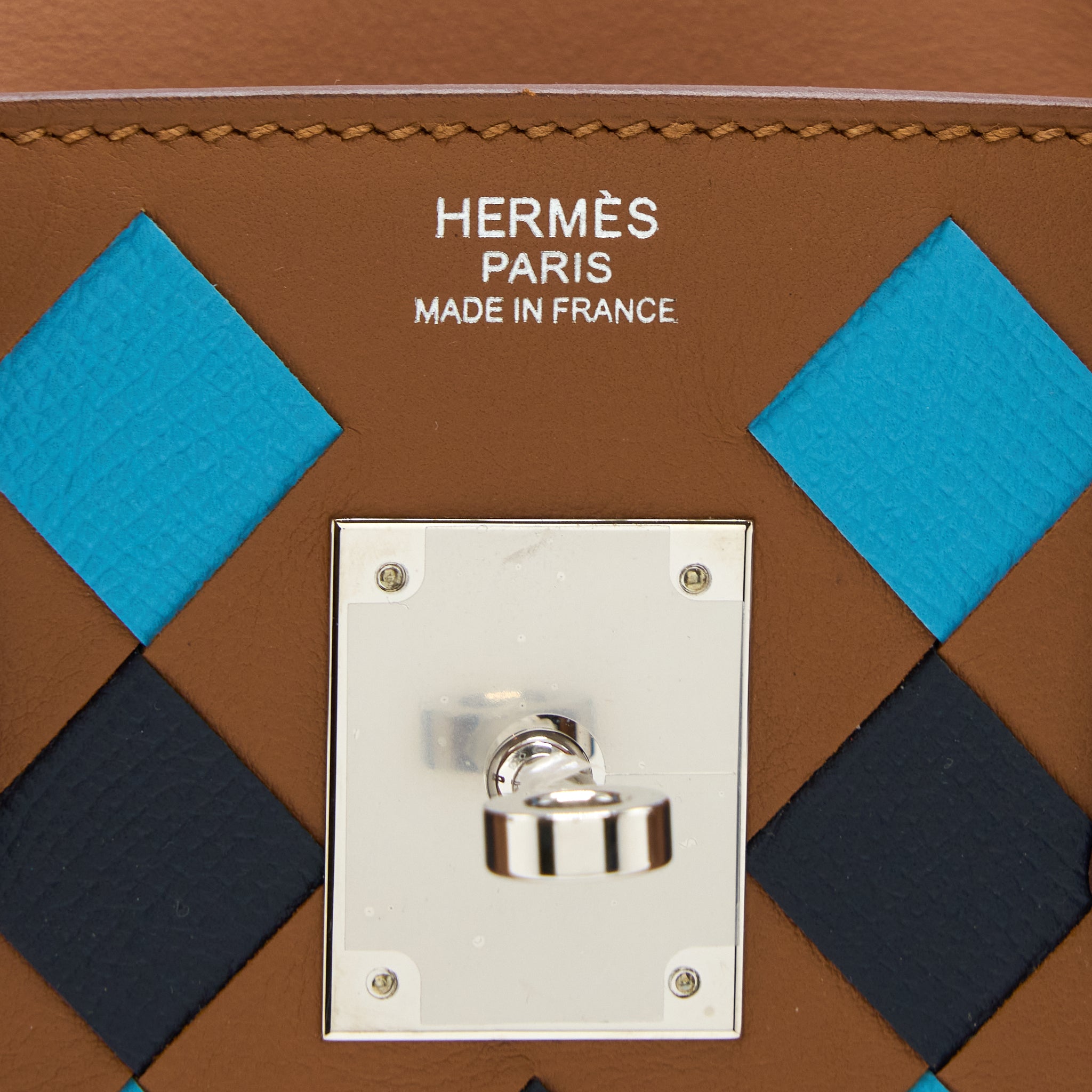 HERMES BIRKIN 30 TRESSAGE SWIFT/EPSOM GOLD/BLEU INDIGO/BLEU NORD SHW