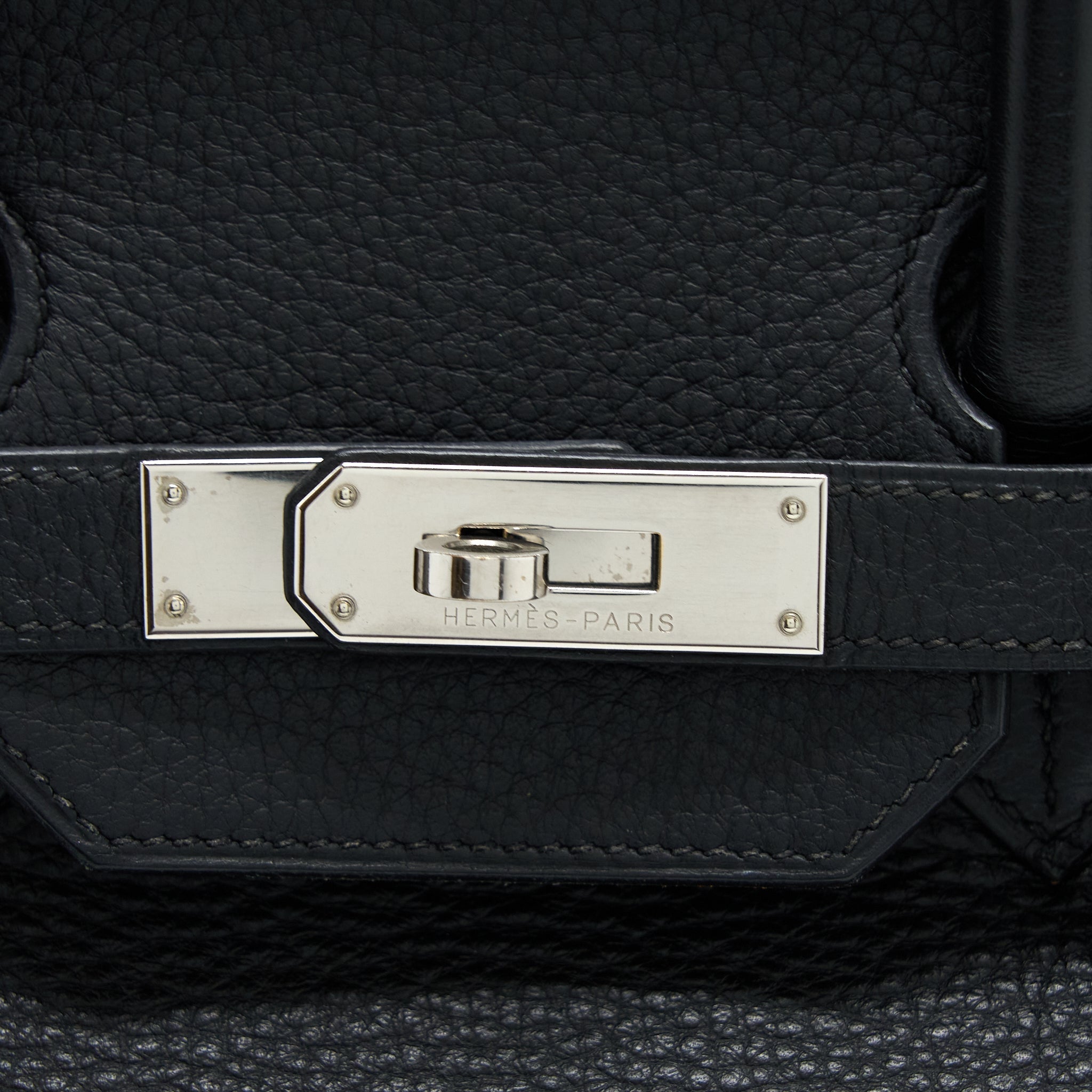 HERMES BIRKIN 35 CALFSKIN BLACK SHW