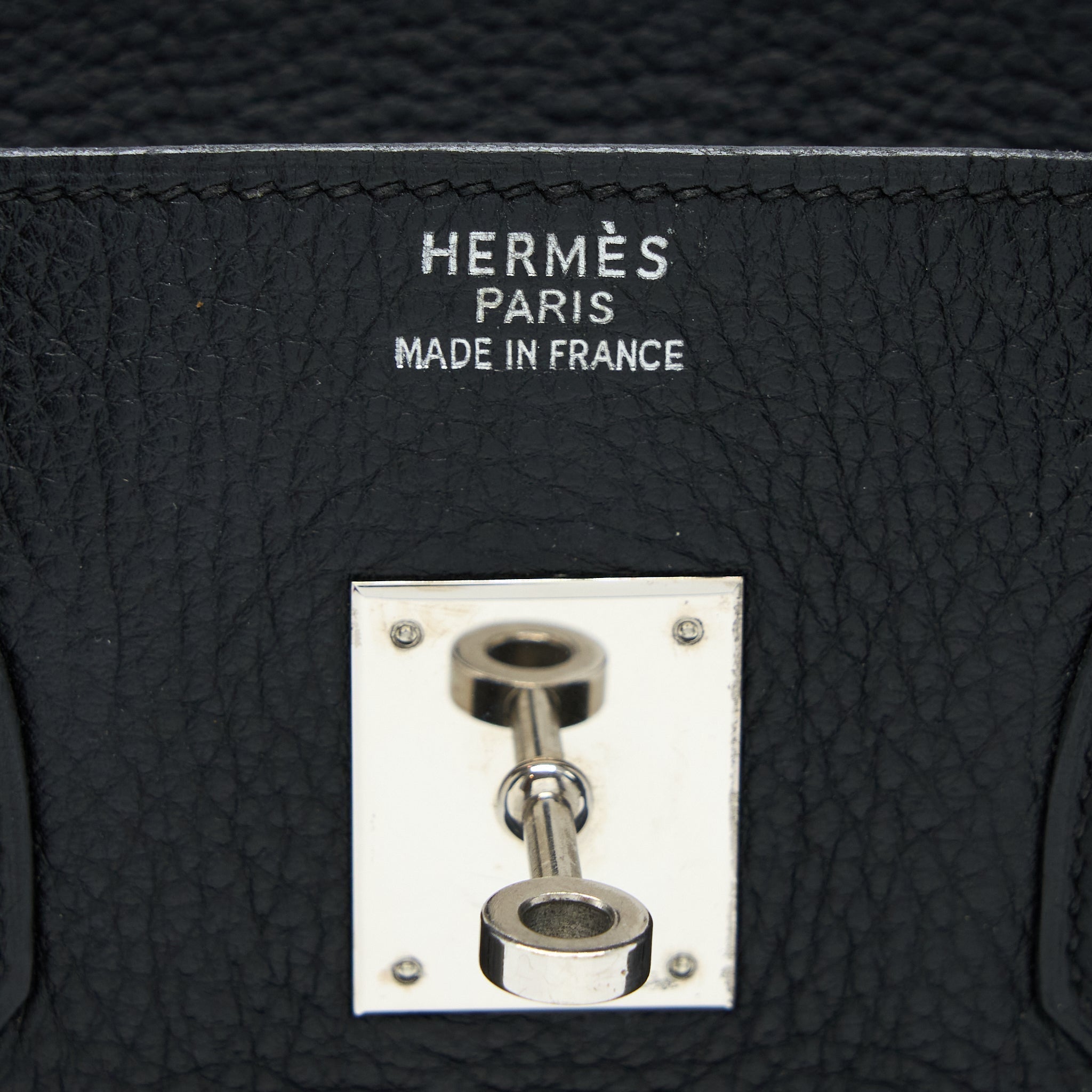 HERMES BIRKIN 35 CALFSKIN BLACK SHW