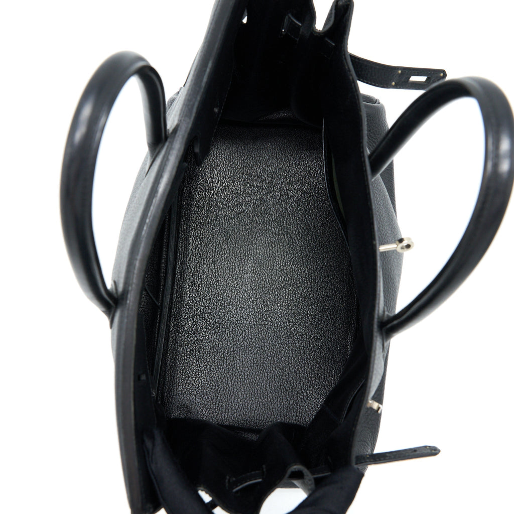 HERMES BIRKIN 35 CALFSKIN BLACK SHW
