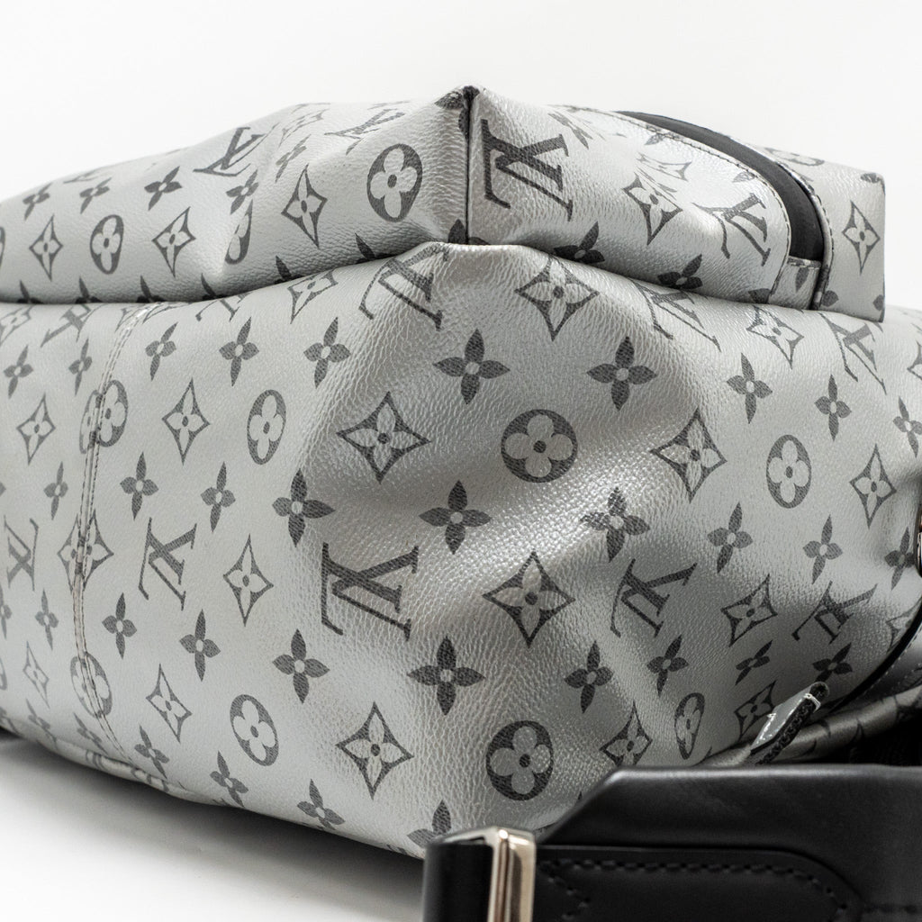 BACKPACK APOLLO MONOGRAM CANVAS SILVER / BLACK SHW
