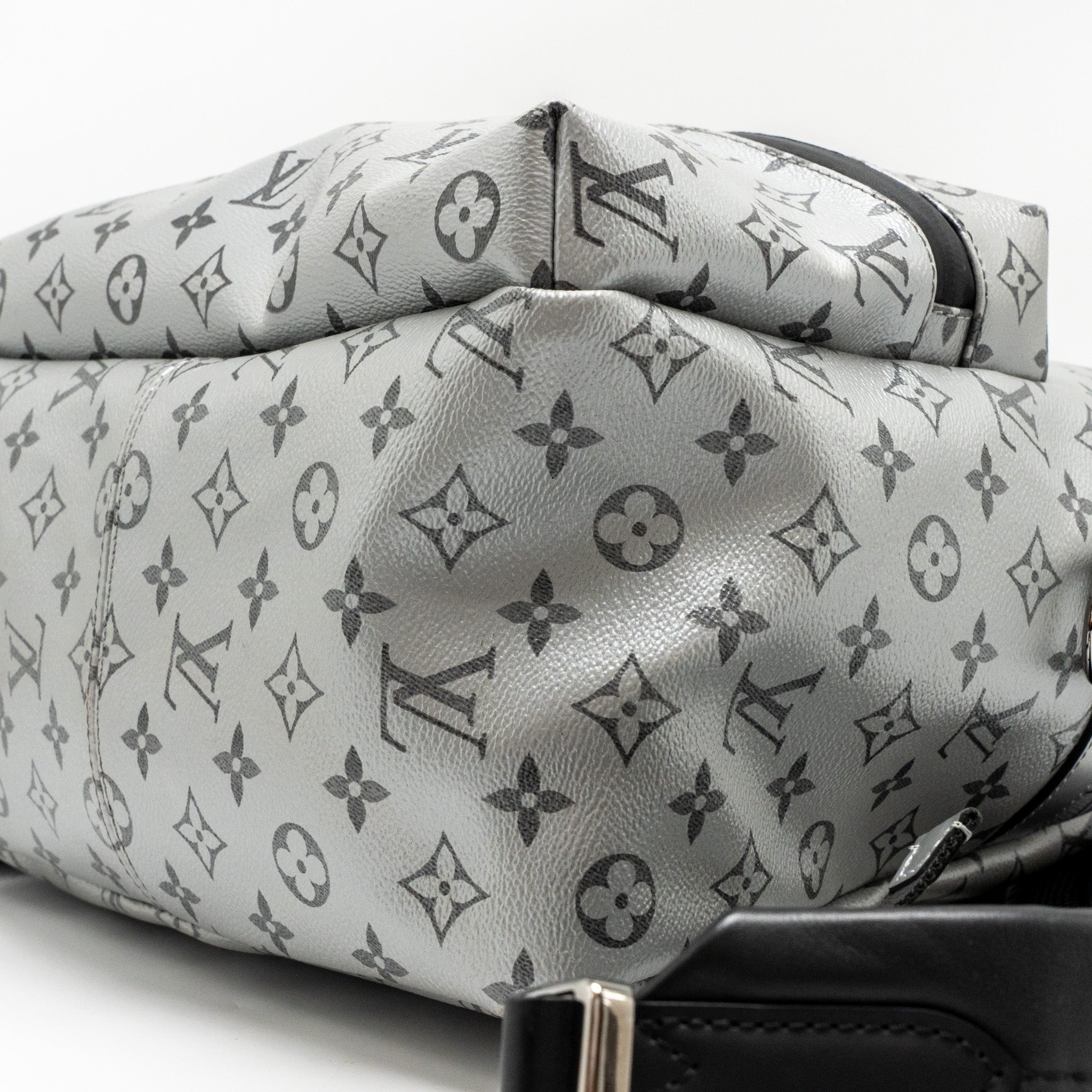 BACKPACK APOLLO MONOGRAM CANVAS SILVER / BLACK SHW
