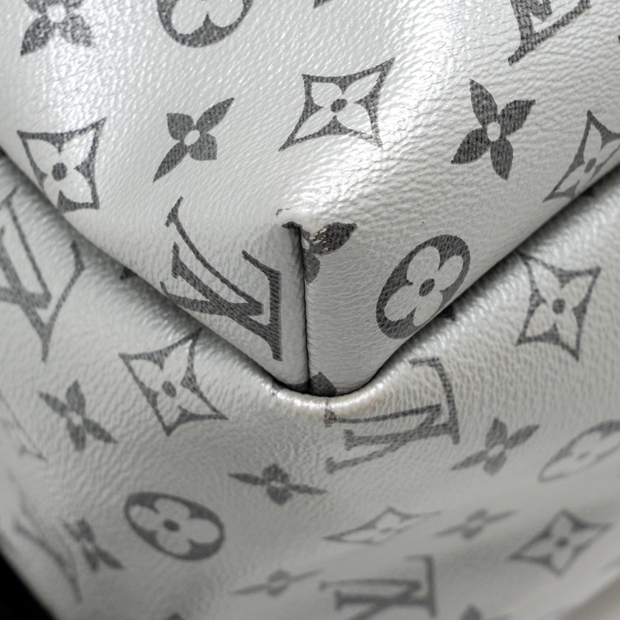 BACKPACK APOLLO MONOGRAM CANVAS SILVER / BLACK SHW