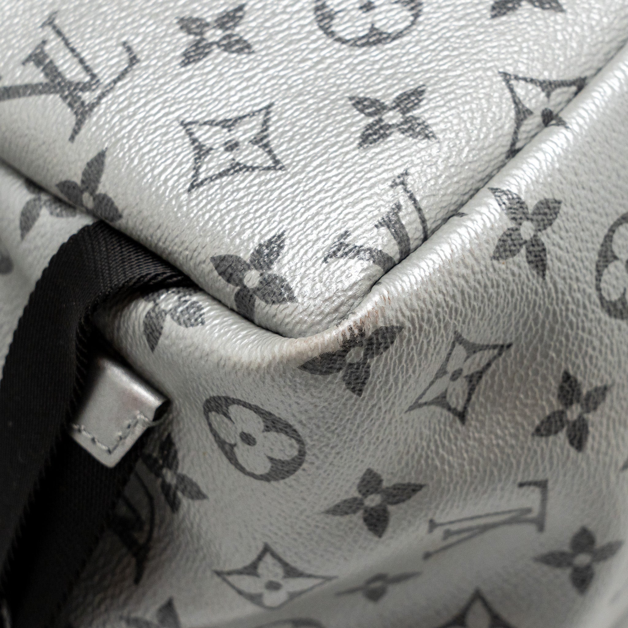 BACKPACK APOLLO MONOGRAM CANVAS SILVER / BLACK SHW