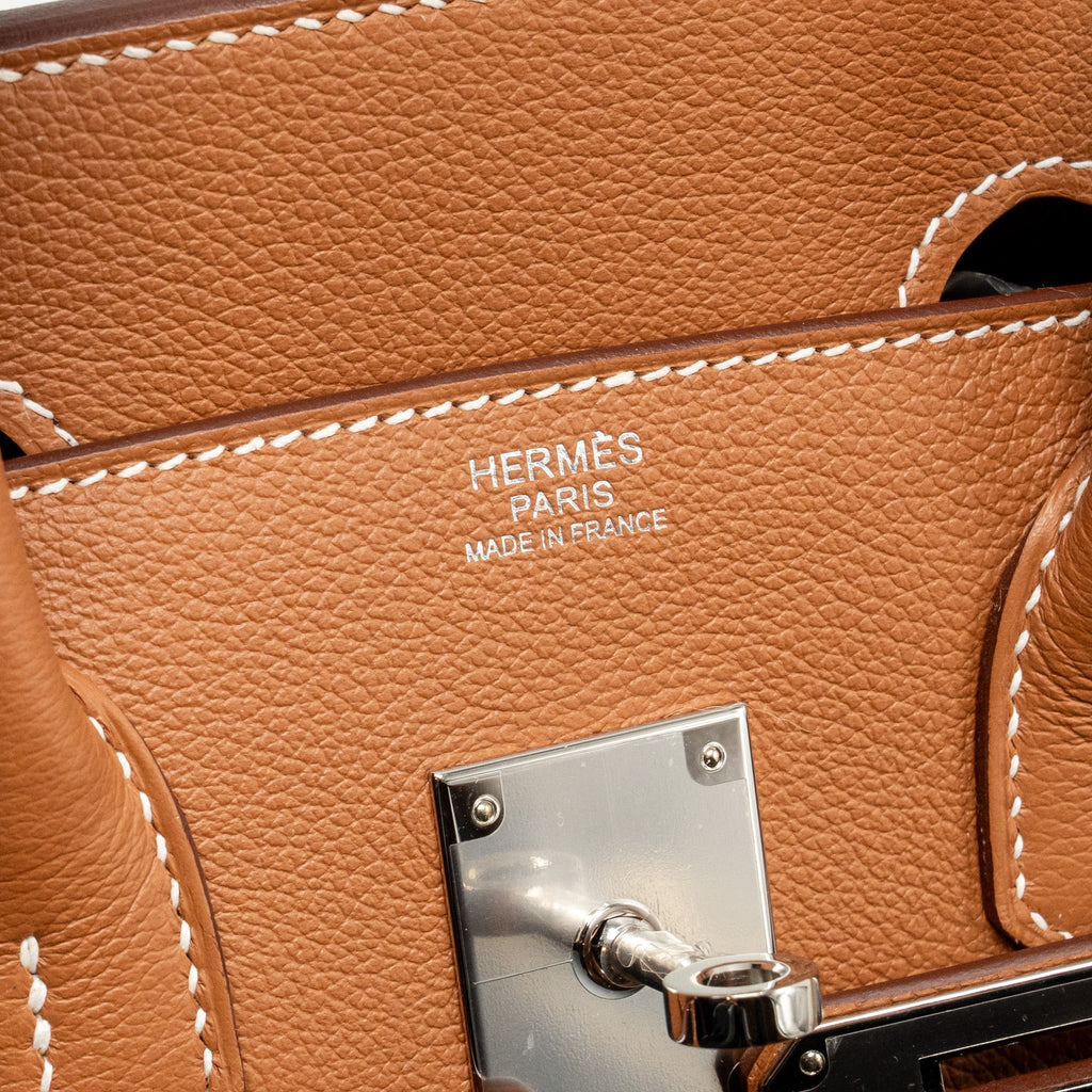 HERMES BIRKIN SHOULDER 29 EVERCOLOR GOLD SHW