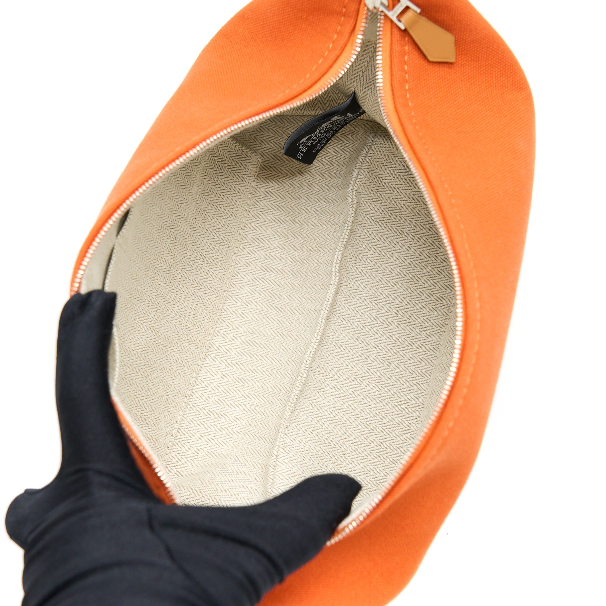TROUSSE DE TOILETTE BRIDE A BRAC PM TRAVEL POUCH ORANGE FEU
