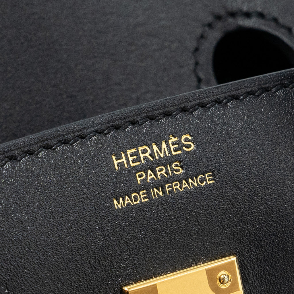 HERMES BIRKIN 25 TADELAKT LEATHER BLACK GHW