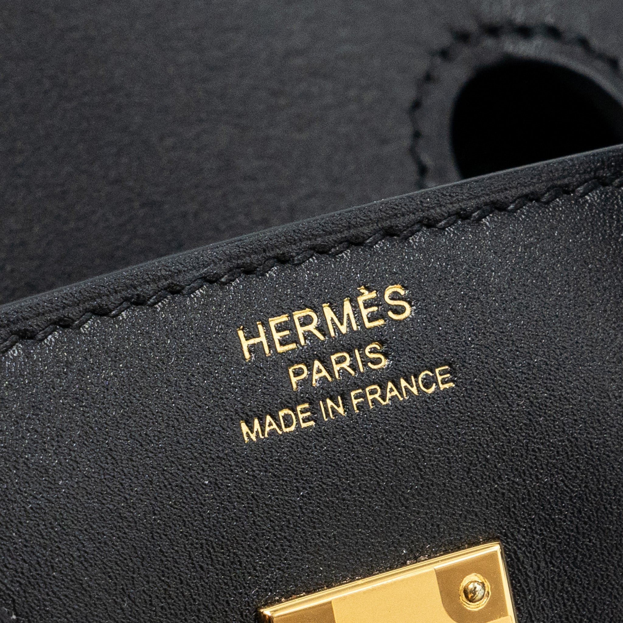 HERMES BIRKIN 25 TADELAKT LEATHER BLACK GHW