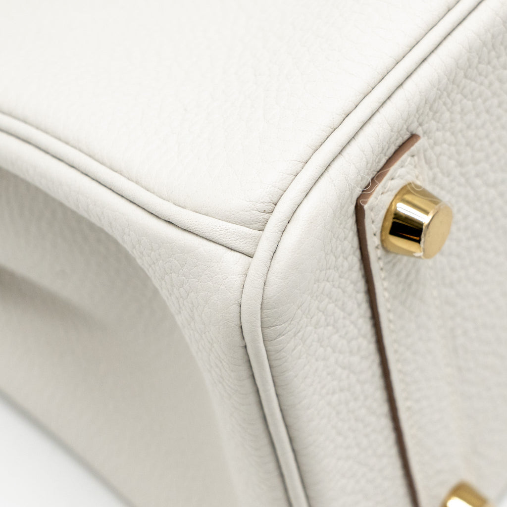 HERMES BIRKIN 25 TOGO GRIS PALE GHW