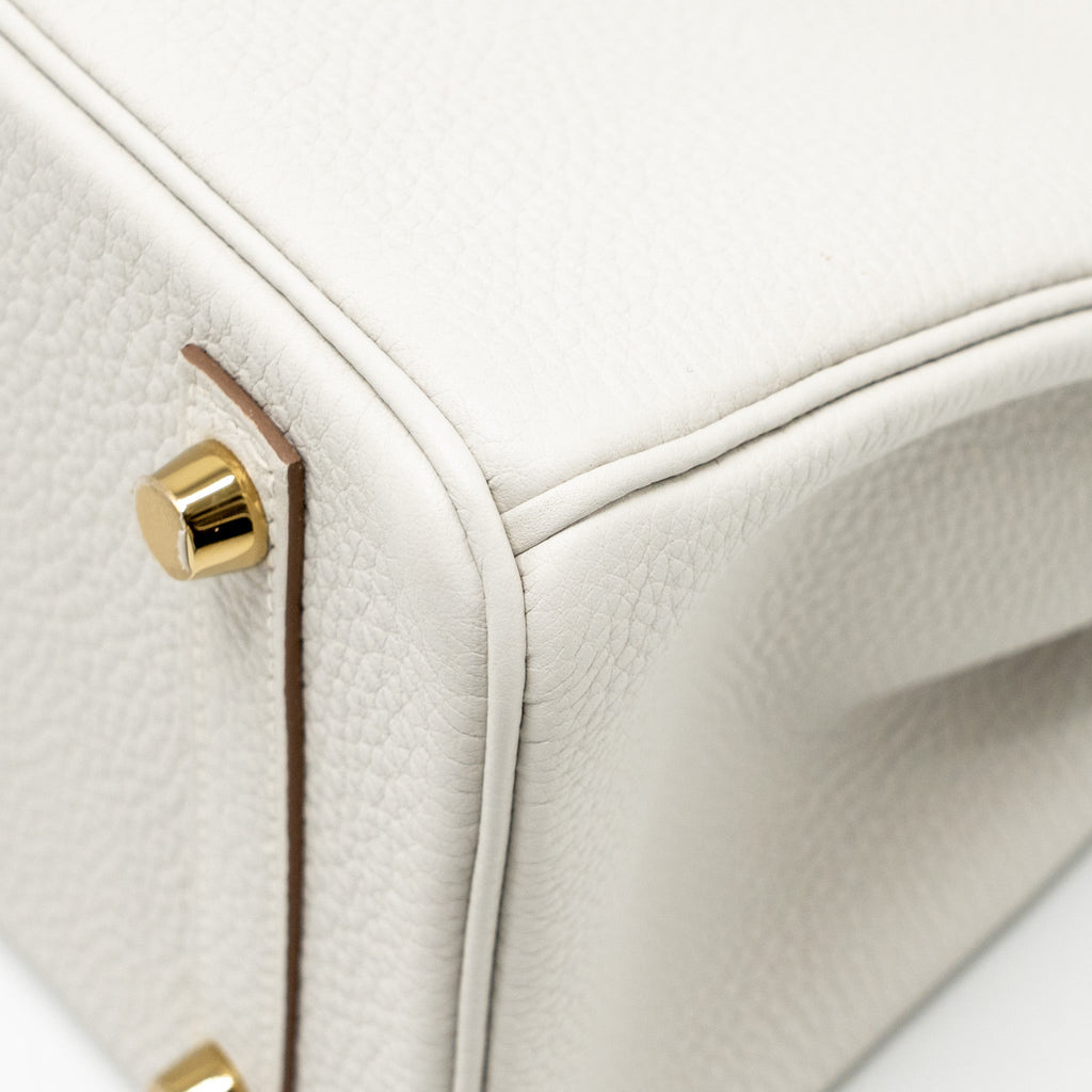 HERMES BIRKIN 25 TOGO GRIS PALE GHW