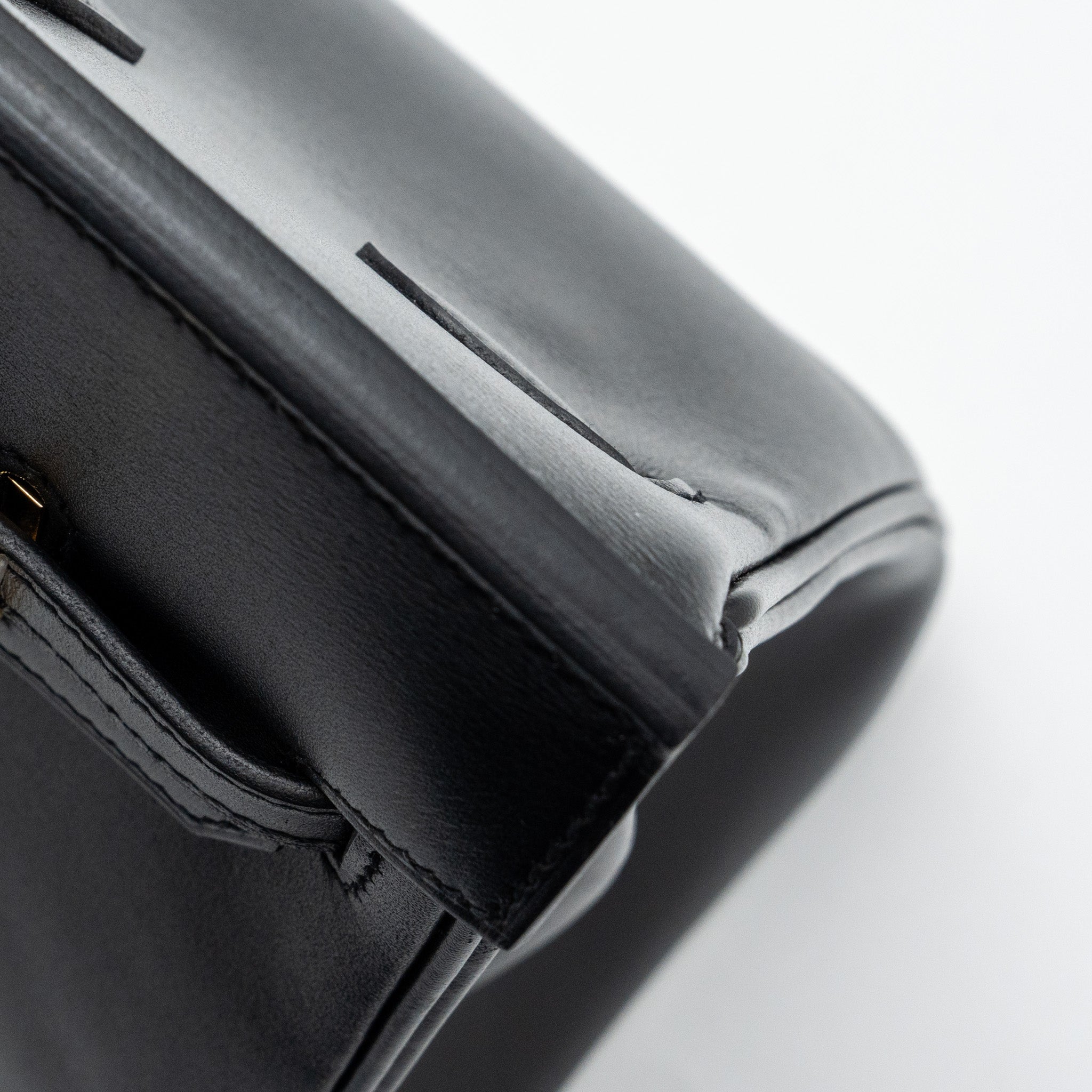 HERMES BIRKIN 25 TADELAKT LEATHER BLACK GHW