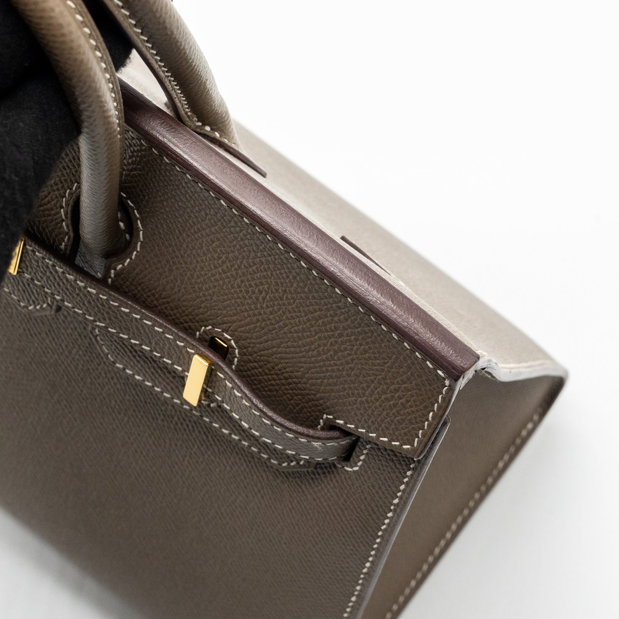 HERMES BIRKIN 25 EPSOM ETOUPE GHW