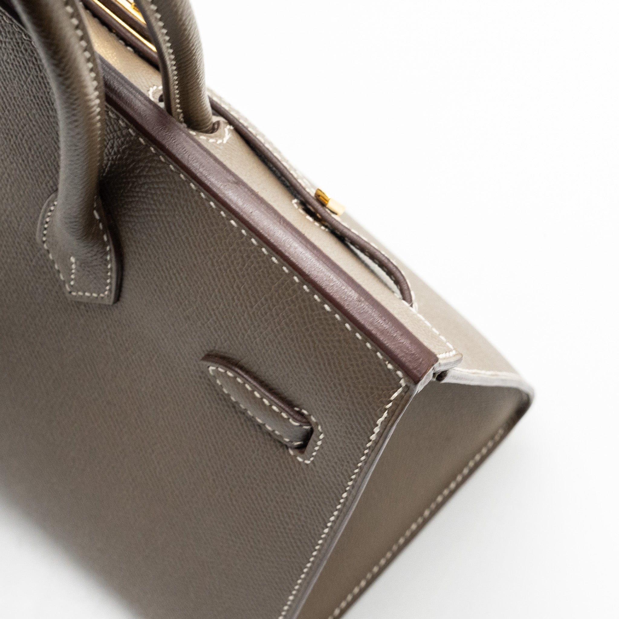 HERMES BIRKIN 25 EPSOM ETOUPE GHW