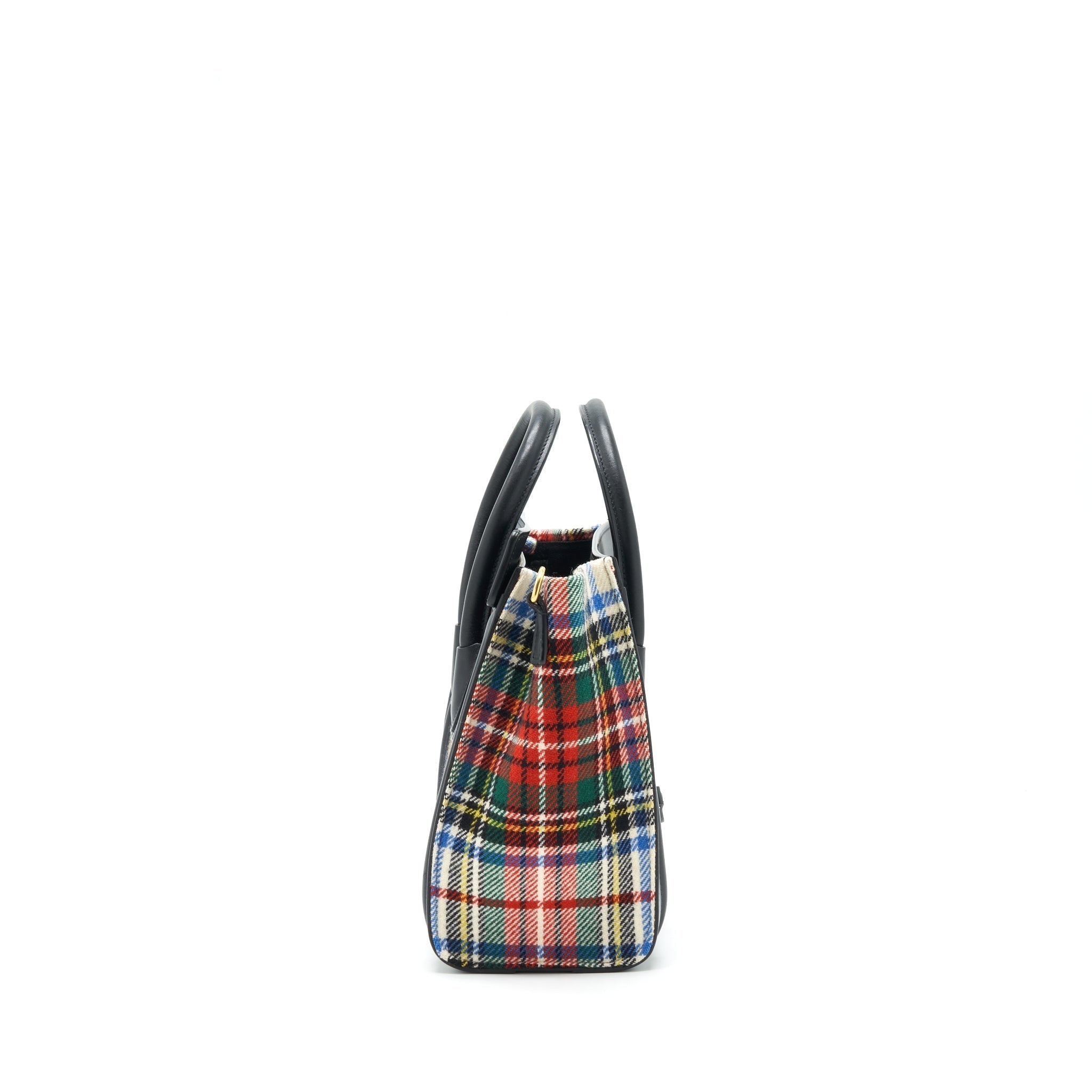 NANO LUGGAGE BAG FABRIC/ LEATHER MULTICOLOUR