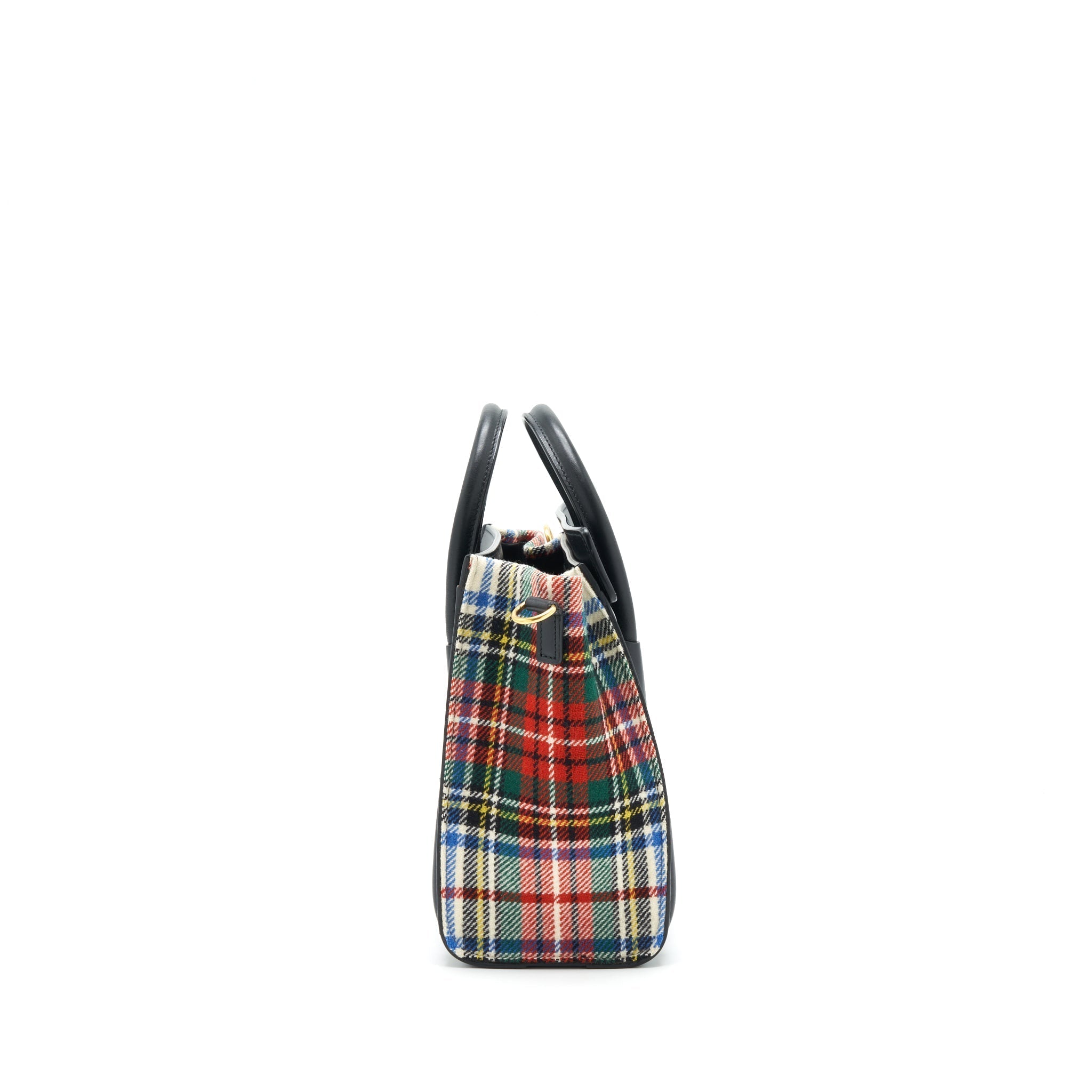 NANO LUGGAGE BAG FABRIC/ LEATHER MULTICOLOUR