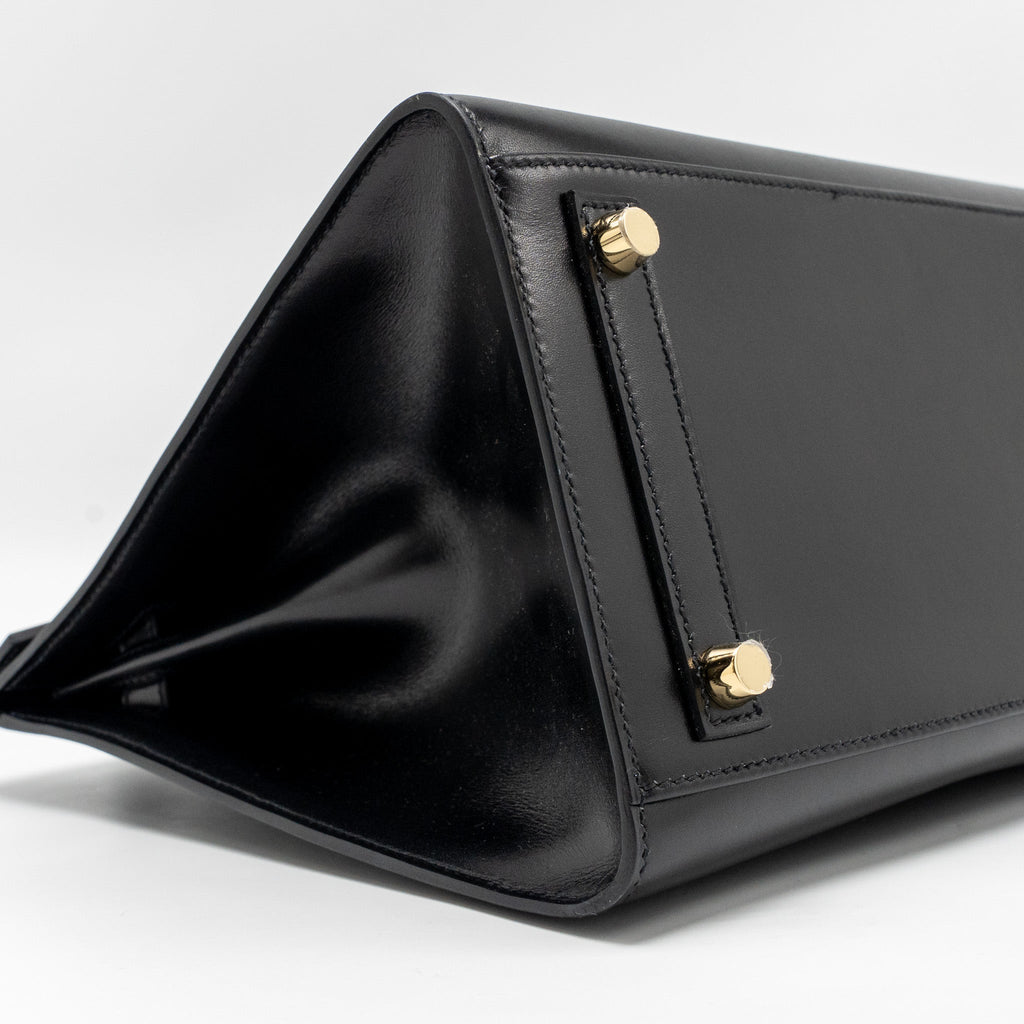 HERMES BIRKIN 30 BOX BLACK GHW