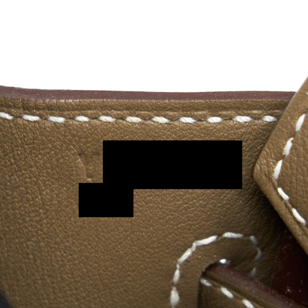 HERMES BIRKIN 25 SWIFT ETOUPE SHW
