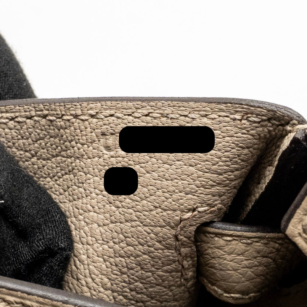 HERMES BIRKIN 25 TOGO GRIS TOURTERELLE GHW
