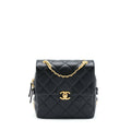 22P FLAP BACKPACK CAVIAR BLACK GHW (MICROCHIP)